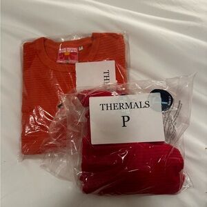 Big Bud Press Orange and Red Thermal Tops